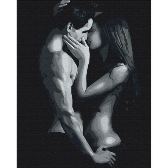 Картина за номерами "Чорно-біла пристрасть" BS52400, 40х50 см 