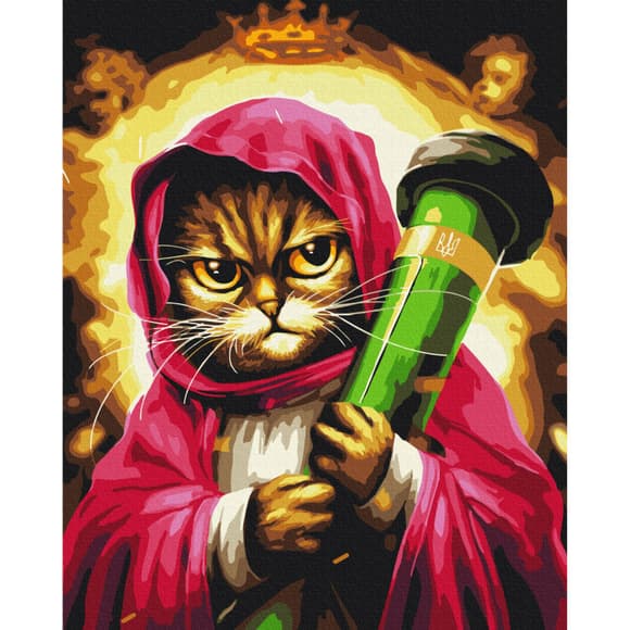 Картина за номерами "Санта Котія" BS54141, 40х50 см 