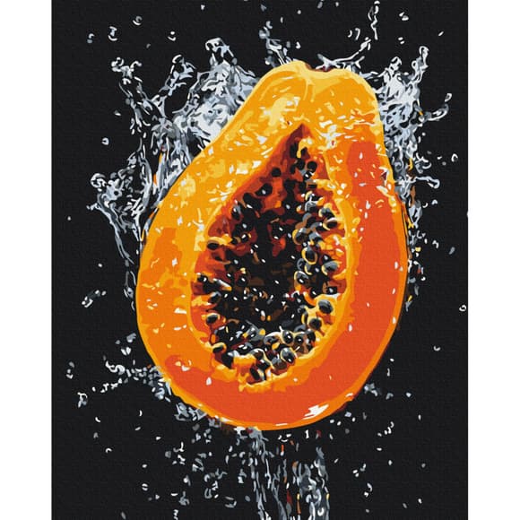 Картина за номерами "Вибух соковитої папаї" BS54145, 40х50 см 