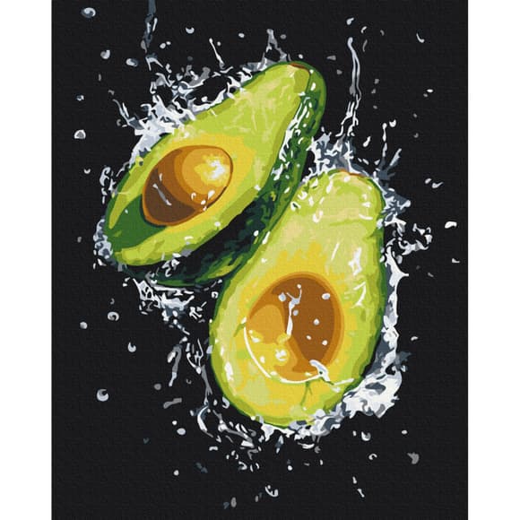 Картина по номерам "Свежесть авокадо" BS54147, 40х50 см