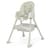 Стульчик для кормления M 4136-2 Ice Gray, складной, 5-ти точечный, экокожа
