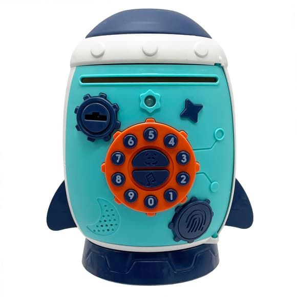 Детский банковский терминал "Ракета" MK 5401 музыка, звуки животных, ключ