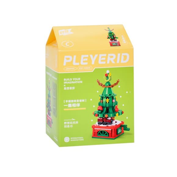 Конструктор дитячий Новорічна Ялинка SLUBAN M38-P8035