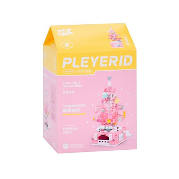 Конструктор детский Новогодняя Елочка SLUBAN M38-P8035