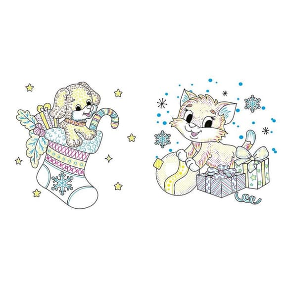 Водная раскаска "Украшения" 1806006 обычные и водные раскраски