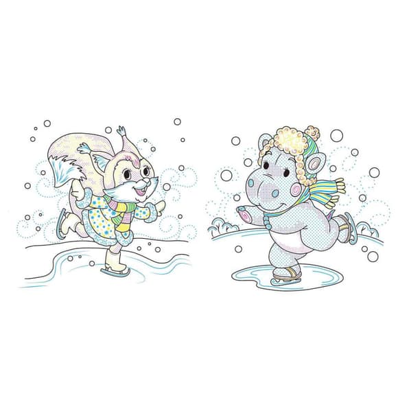 Водна розмальовка "Розваги" 1806008 звичайні та водні розмальовки