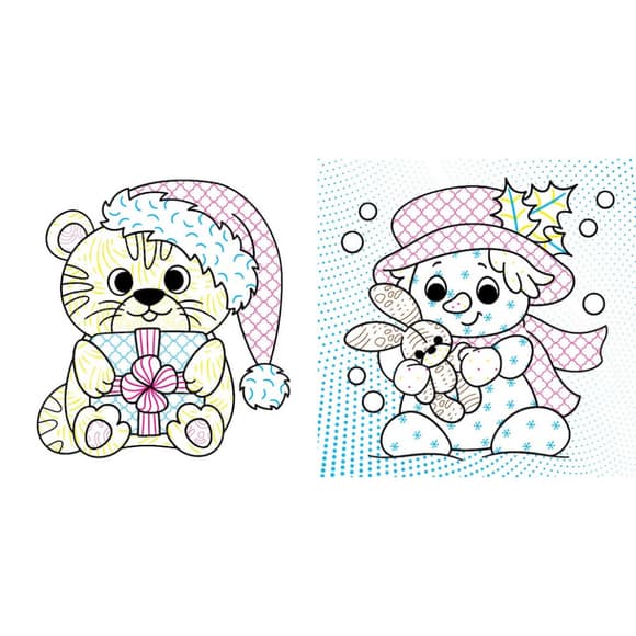 Водная раскаска "Мир вокруг меня Зима" 1806003, 12 страниц