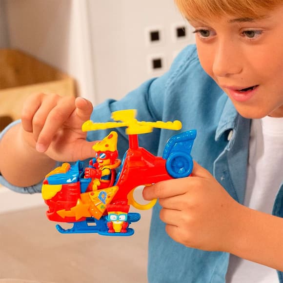 І гровий набір Піцакоптер-S SuperThings PSTSP118IN120 гелікоптер, казум-кид, фігурка