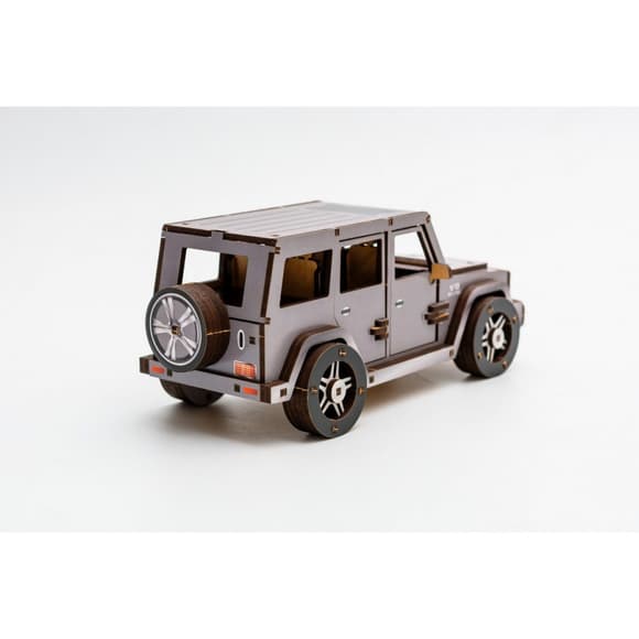 Дерев'яний 3D конструктор "Gelandewagen" Puz-26914, 109 деталей                      