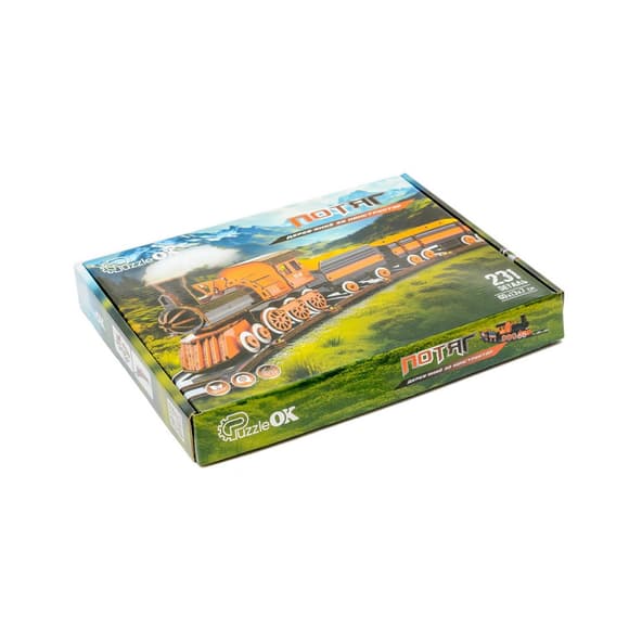 Дерев'яний 3D конструктор "Потяг" Puz-00924, 231 деталь                 