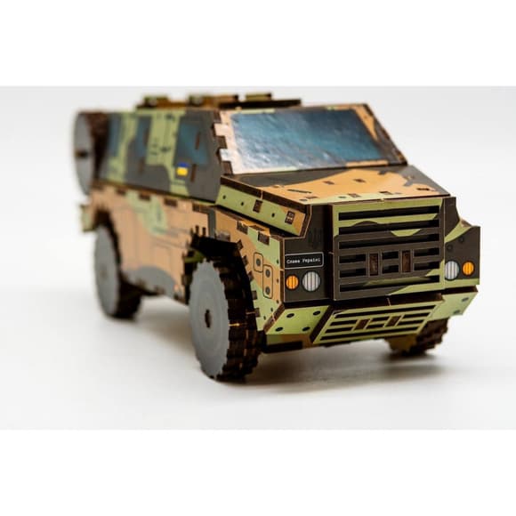 Дерев'яний 3D конструктор "Бушмастер" 139-0209, 139 деталей                                                                