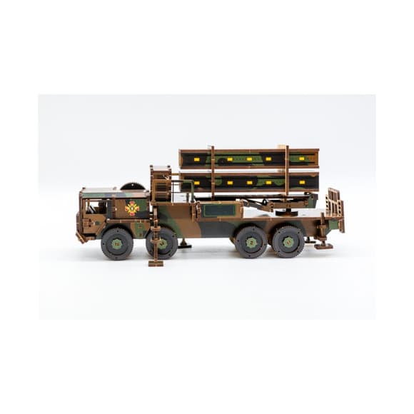 Деревянный 3D конструктор "ЗРК Patriot" Арт-25220, 220 деталей