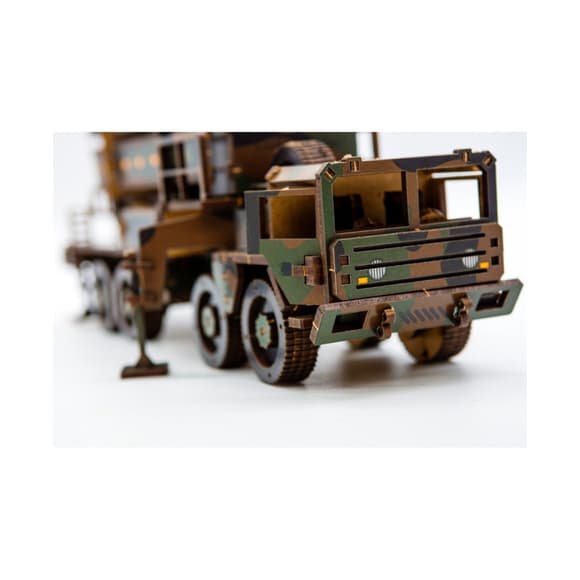 Деревянный 3D конструктор "ЗРК Patriot" Арт-25220, 220 деталей