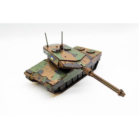 Дерев'яний 3D конструктор "Танк Леопард" 206-0260, 206 деталей                                                              