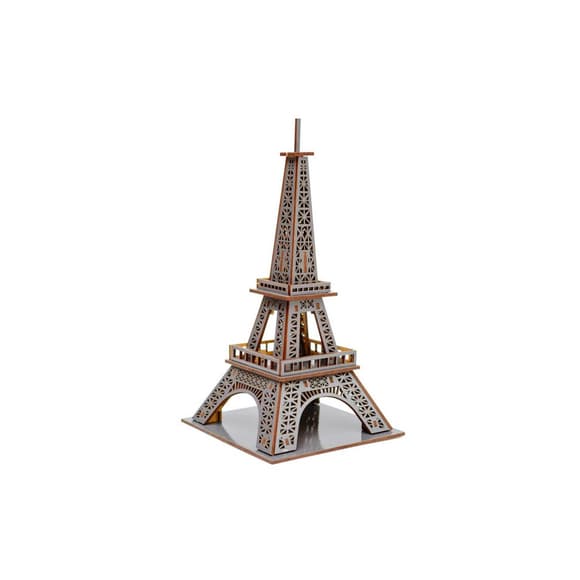 Деревянный 3D конструктор "Эйфелева башня" Puz-00925, 58 деталей