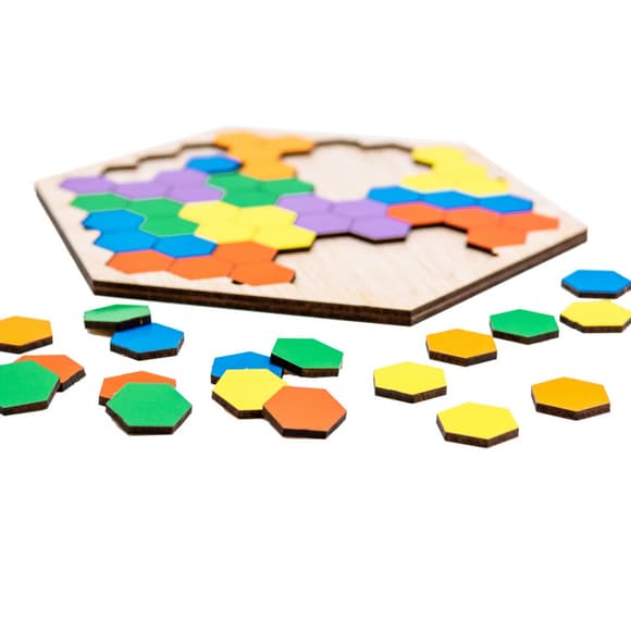 Настільна розвиваюча гра-пазл "Шестикутник" Арт-22079, 20 елементів