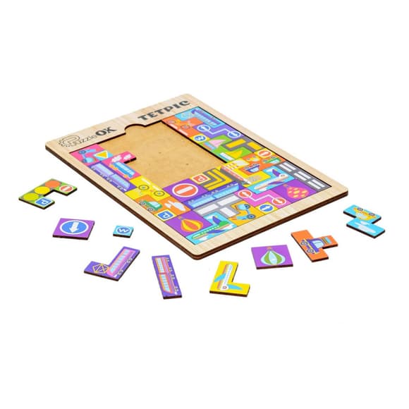 Развивающая деревянная игрушка "Тетр ис Транспорт" Puz-22922