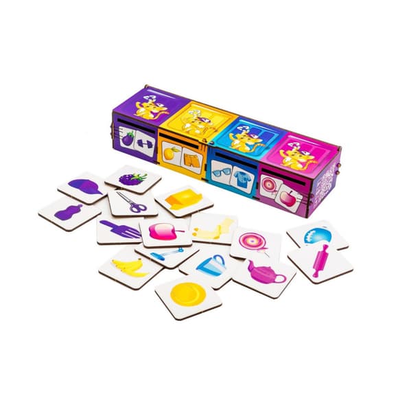 Дитячий Сортер Монтессорі "По кольорах" Puz-37788