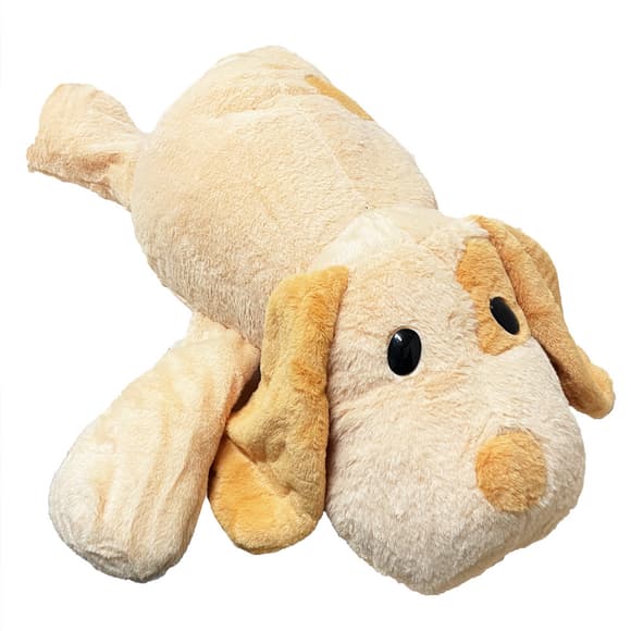 Детская мягкая игрушка "Собачка" L1132(Peach) игрушка с пледом, размер 55 см