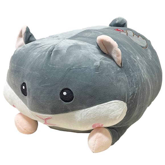  Детская мягкая игрушка "Хомяк" L1121(Grey) игрушка с пледом, размер 50 см