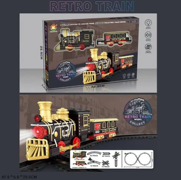 Детская игрушечная "Железная дорога" 699-65A свет, звук