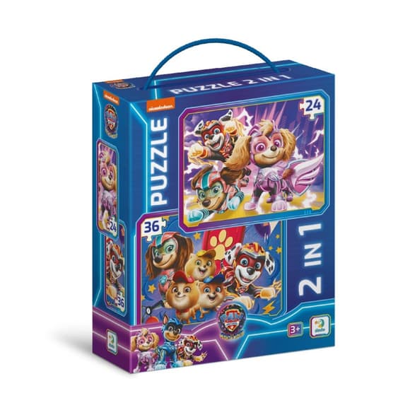 Пазл детский 2 в 1 "Сохраняем мир в безопасности!" 200573, 36 элементов