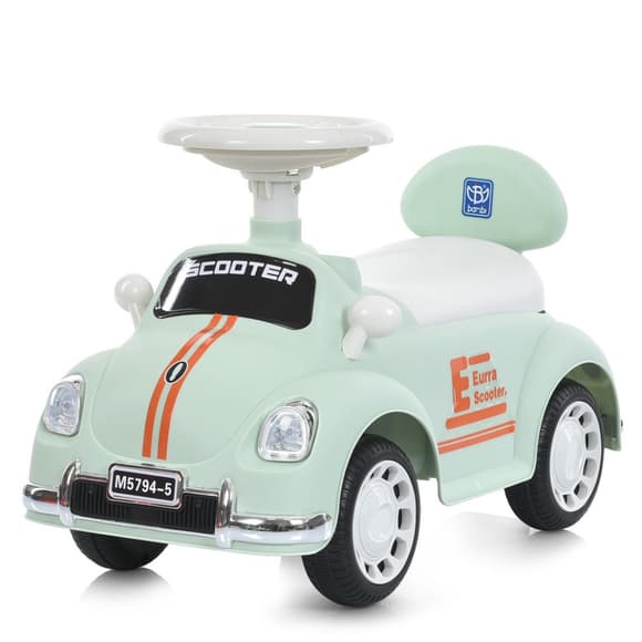 Детская каталка-толокар M 5794-5 зеленый, до 30 кг