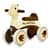 Детская каталка-толокар M 5853E-17 желтый, до 25 кг