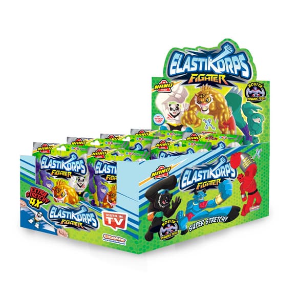 Стретч-игрушка Боец Elastikorps C1002MIFF7-2022 серии "Mini Fighter", игрушка-сюрприз