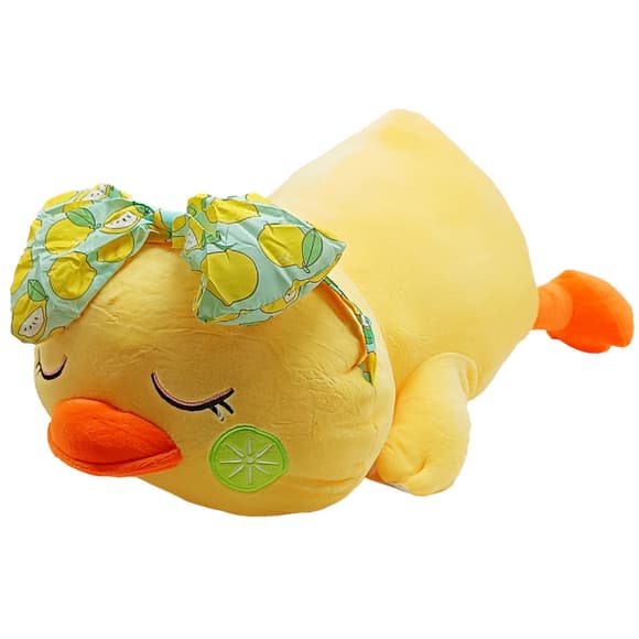 Дитяча м'я ка іграшка "Качечка" L1126 іграшка з пледом, розмір 60 см