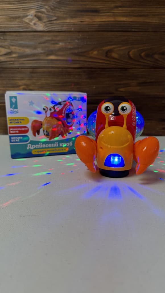 Детская Интерактивная игрушка "Краб" PL-724-21(Red) музыка, песни