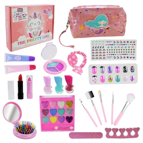 Детский набор косметики "The Pretty girl" 2605J-JY2405 лаки, тени, помада
