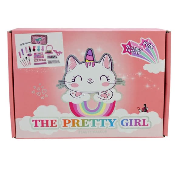 Детский набор косметики "The Pretty girl" 2605J-JY2405 лаки, тени, помада