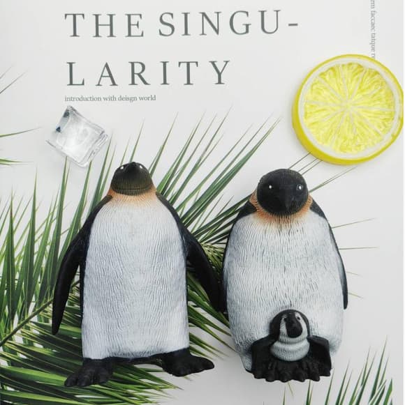 Дитяча іграшка тянучка-антистрес "Пінгвін" K5904, розмір 9 см