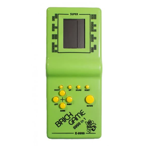Интерактивная игрушка Тетр ис Е 9999(Green) 9999 игр, зеленый