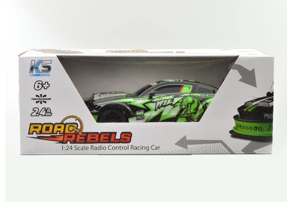 Автомобиль на радиоуправлении ROAD REBELS KS DRIVE 18599OB 1:24, 2.4 ГГц