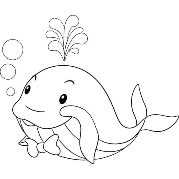 Розпис по полотну "Веселий кит" 15075-AC 25х30 см 