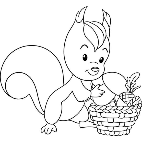 Розпис по полотну "Білочка" 15079-AC 25х30 см