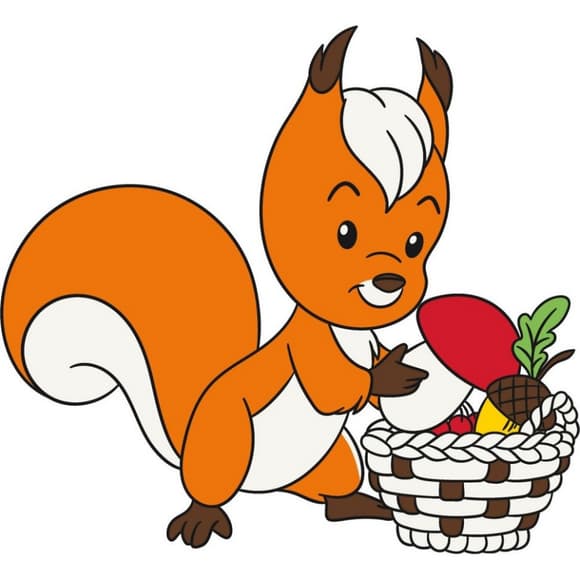 Розпис по полотну "Білочка" 15079-AC 25х30 см