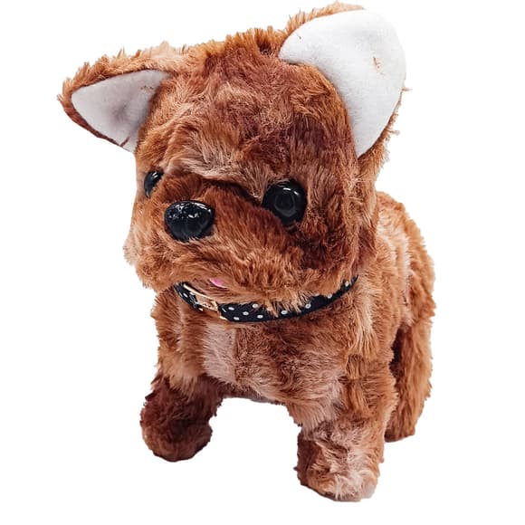 Детская интерактивная игрушка "Собака" YG0032(Dark-Brown) двигает головой, звук, ходит