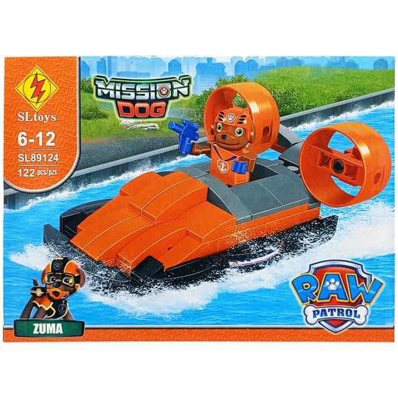 УЦІНКА! Дитячий конструктор Щенячий патруль "Zuma" Bambi SL89124-5-UC 122 деталей