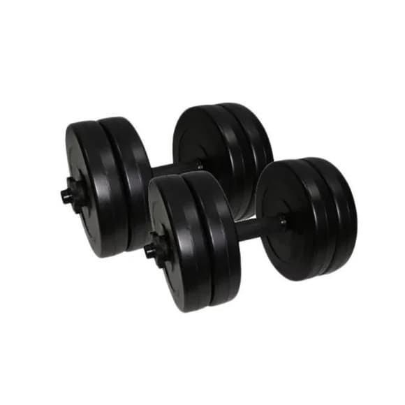 Гантели наборные композитные в пластиковой оболочке 2 шт по 10,5 кг Rock Pro NE-PL-G-010-2