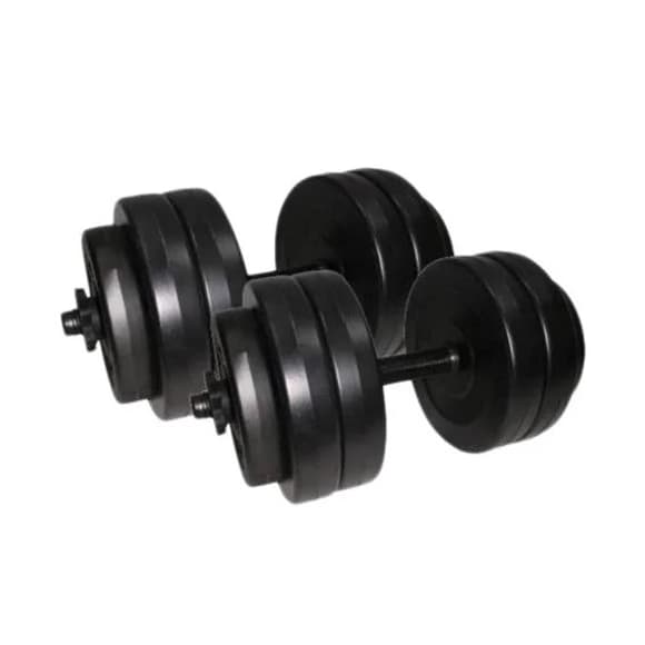 Гантели наборные композитные в пластиковой оболочке 2 шт по 13 кг Rock Pro NE-PL-G-013-2