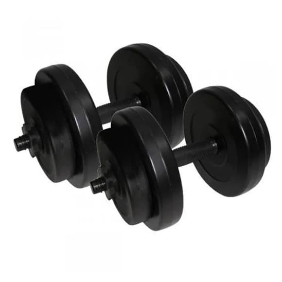 Гантели наборные композитные в пластиковой оболочке 2 шт по 8 кг Rock Pro NE-PL-G-008-2