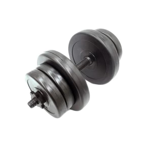 Гантель складальна композитна в пластиковій оболонці Rock pro 11 кг NE-PL-G-011