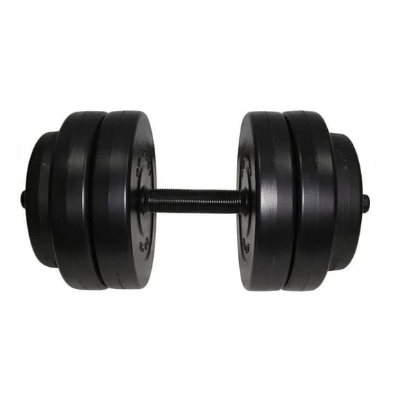 Гантель складальна композитна в пластиковій оболонці Rock pro 13 кг NE-PL-G-013