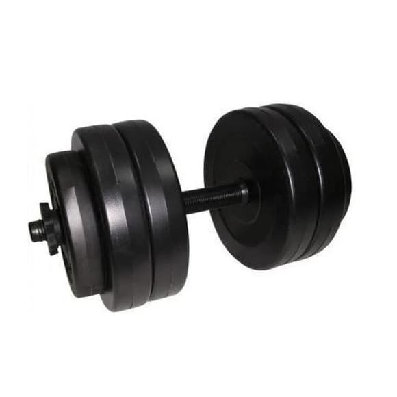 Гантель складальна композитна в пластиковій оболонці Rock pro 13 кг NE-PL-G-013