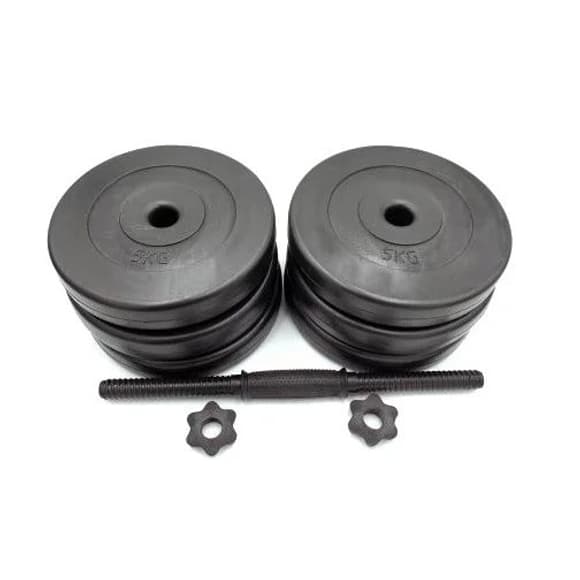 Гантель наборная композитная в пластиковой оболочке Rock pro 30,5 кг NE-PL-G-030