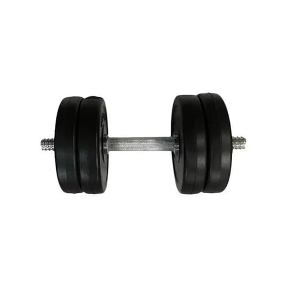 Гантель складальна композитна в пластиковій оболонці Rock Pro-R 11,5 кг NE-PL-R-011