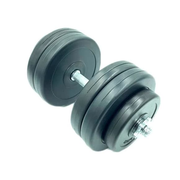 Гантель складальна композитна в пластиковій оболонці Rock Pro-R 14,5 кг NE-PL-R-014